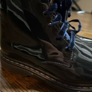 Jacadi Black Patent Leather Boots